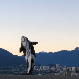 Digital_Orca Digital Orca Sculpture by Douglas Coupland